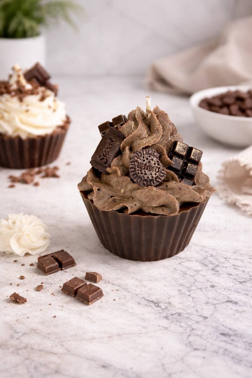 Chocolate Cream Cupcake Candle soy candle