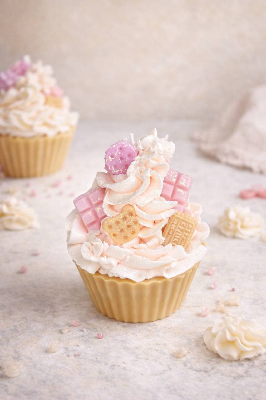 Vanilla Cream Cupcake Candle soy candle