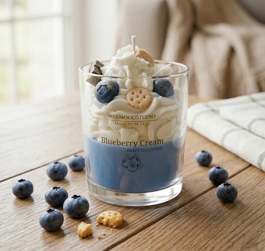 Blueberry Cream – Cream Collection soy candle