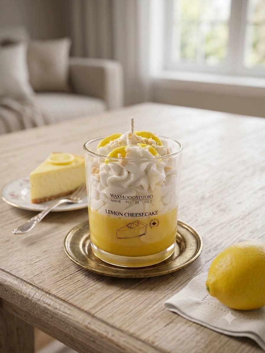 Lemon Cheesecake soy candle