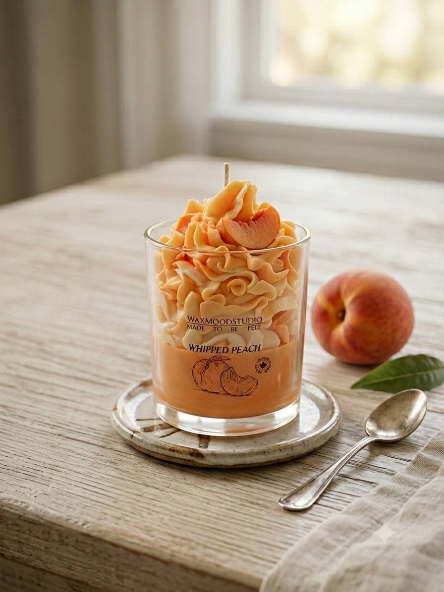 Whipped Creamy Peach soy candle